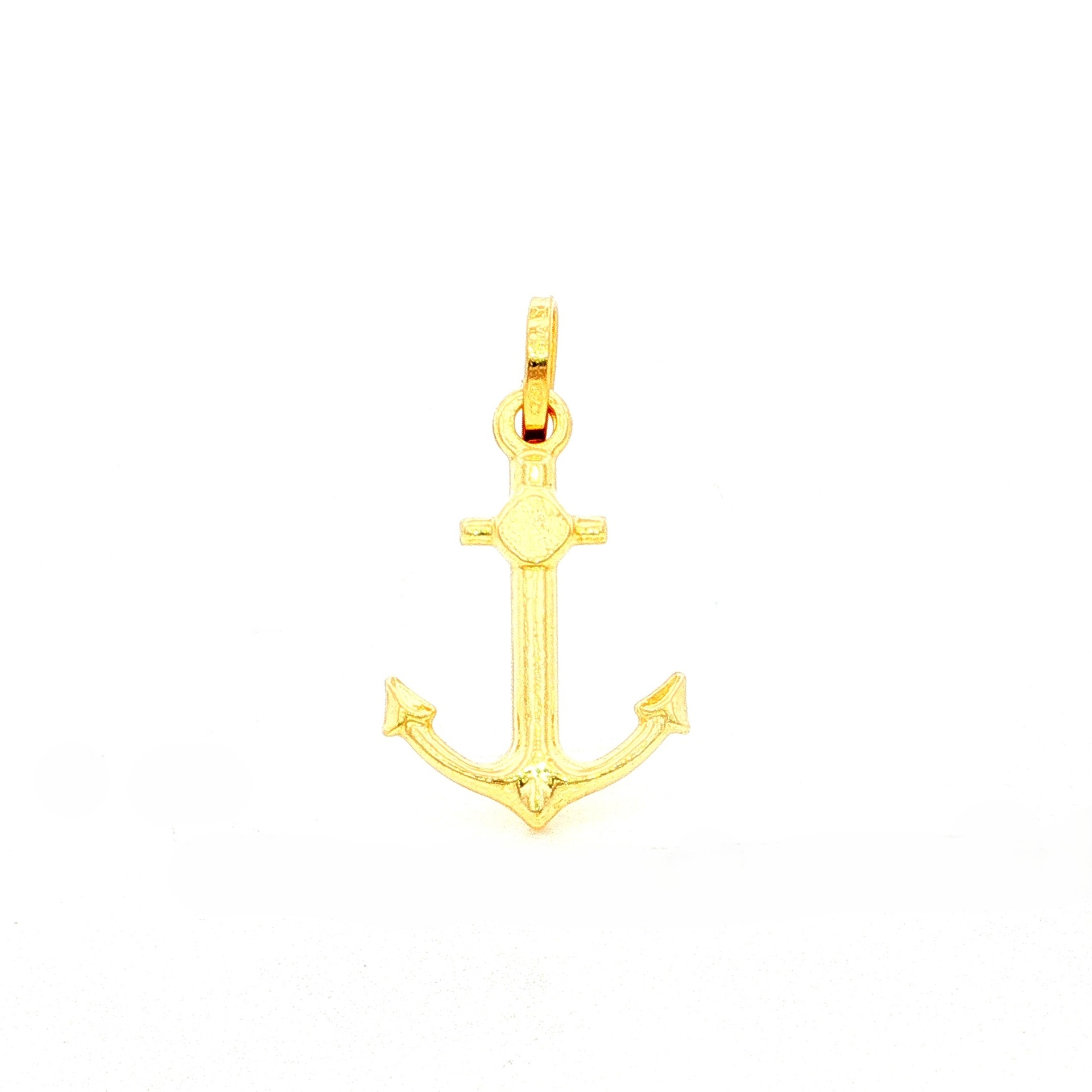 DIJE ANCLA ORO AMARILLO