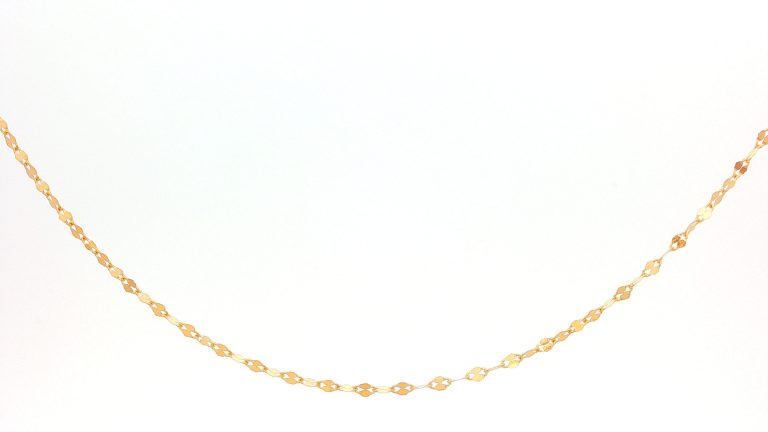 CADENA CRISPETA ORO AMARILLO