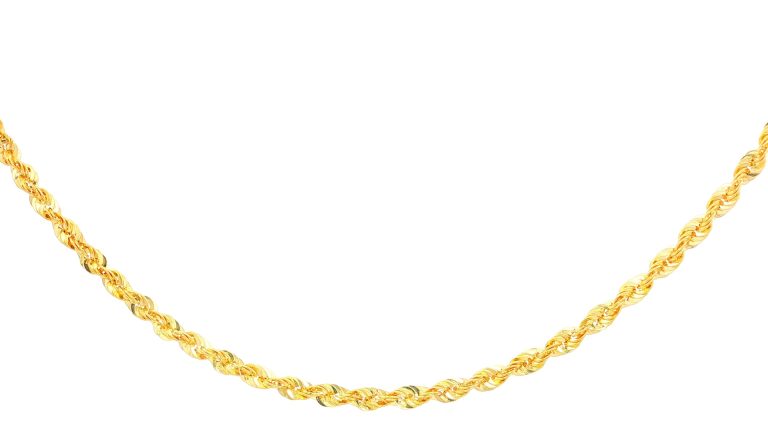 CADENA FRANCISCANA ORO AMARILLO GLITTER