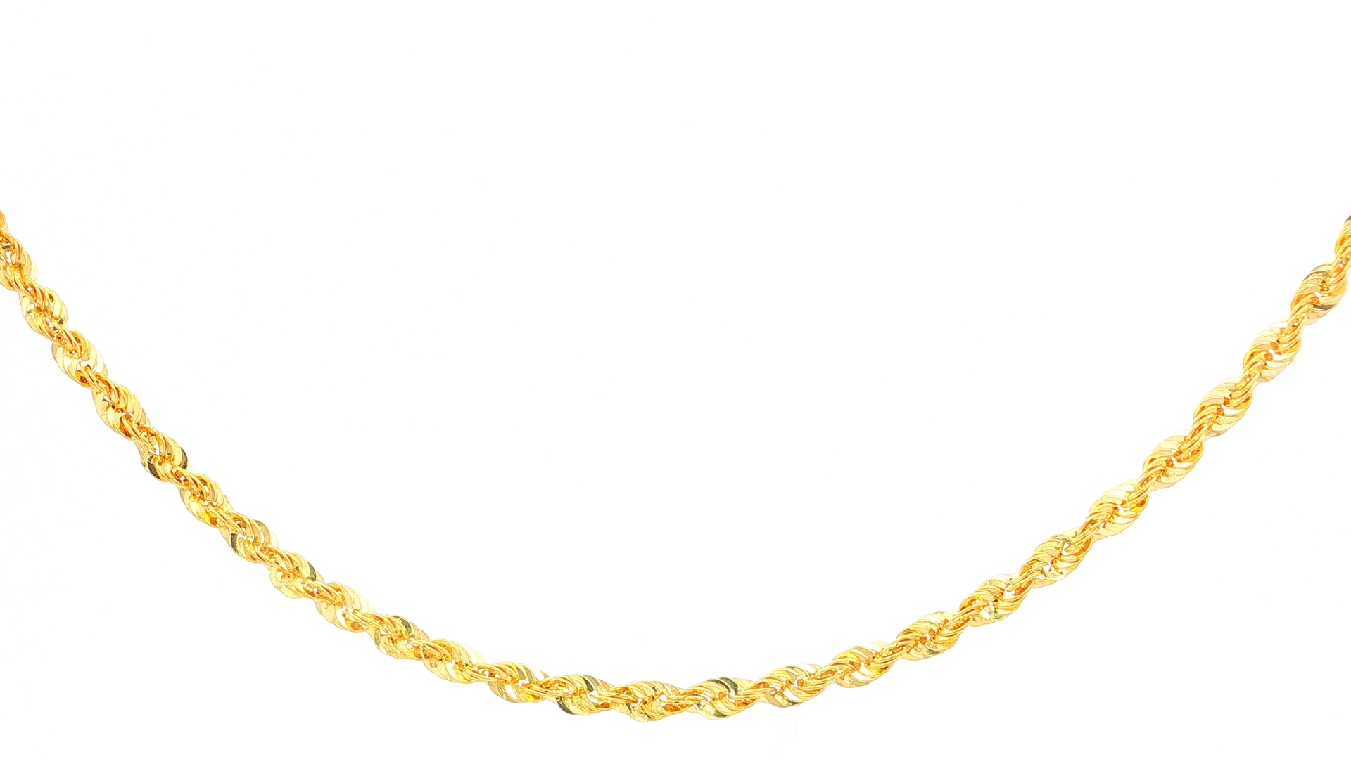 CADENA FRANCISCANA ORO AMARILLO GLITTER