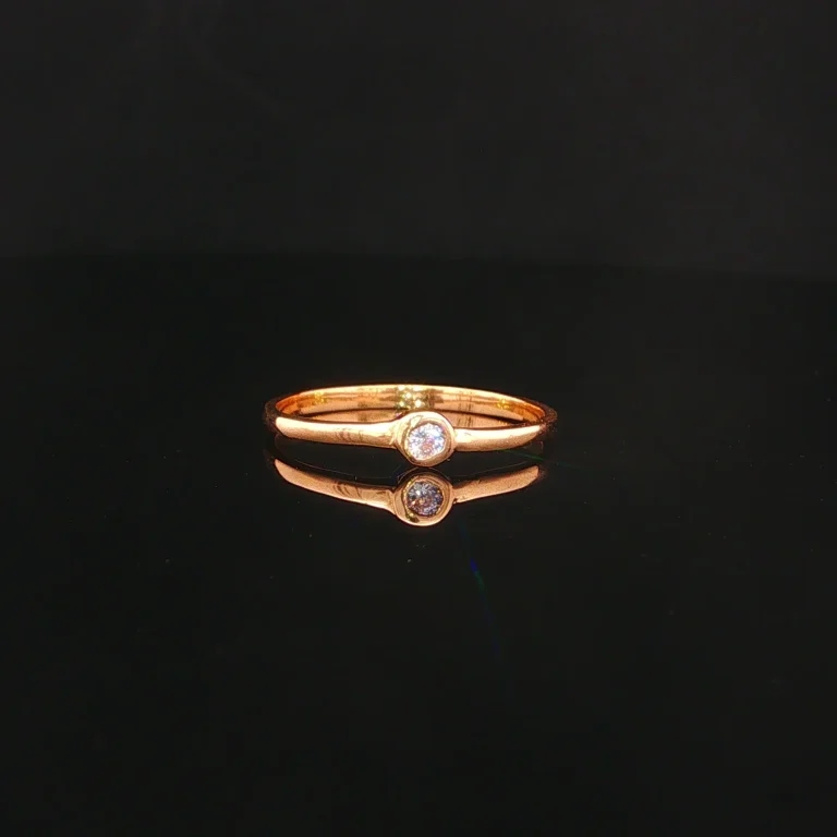 ANILLO SOLITARIO ORO AMARILLO