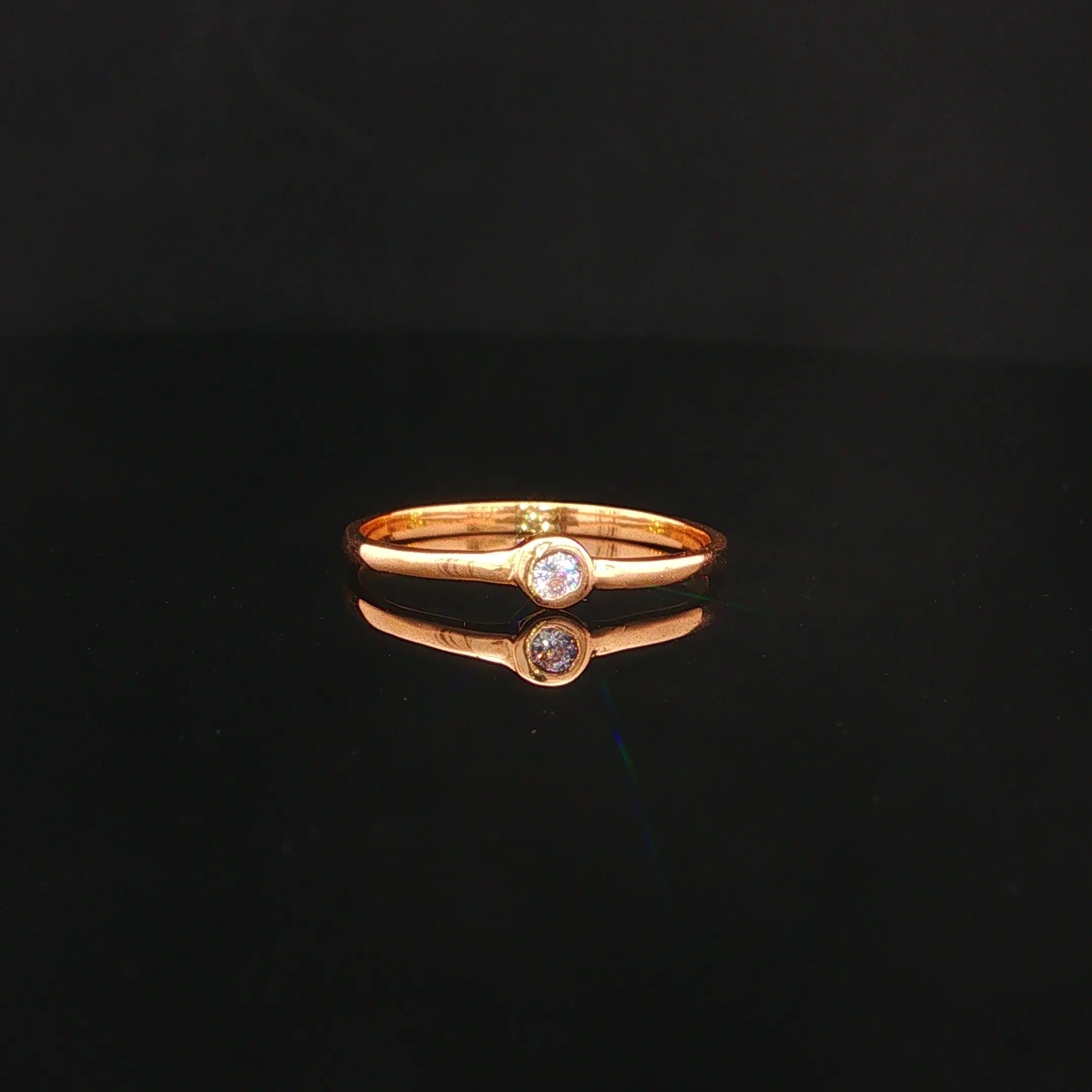 ANILLO SOLITARIO ORO AMARILLO