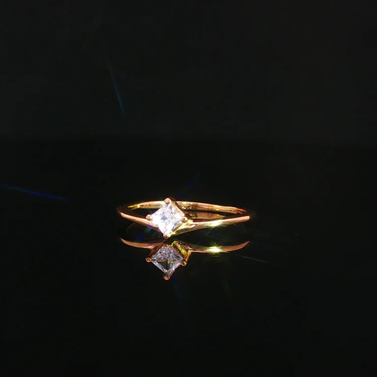ANILLO SOLITARIO ORO AMARILLO