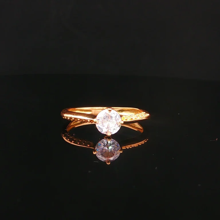 ANILLO SOLITARIO CASTING ORO AMARILLO