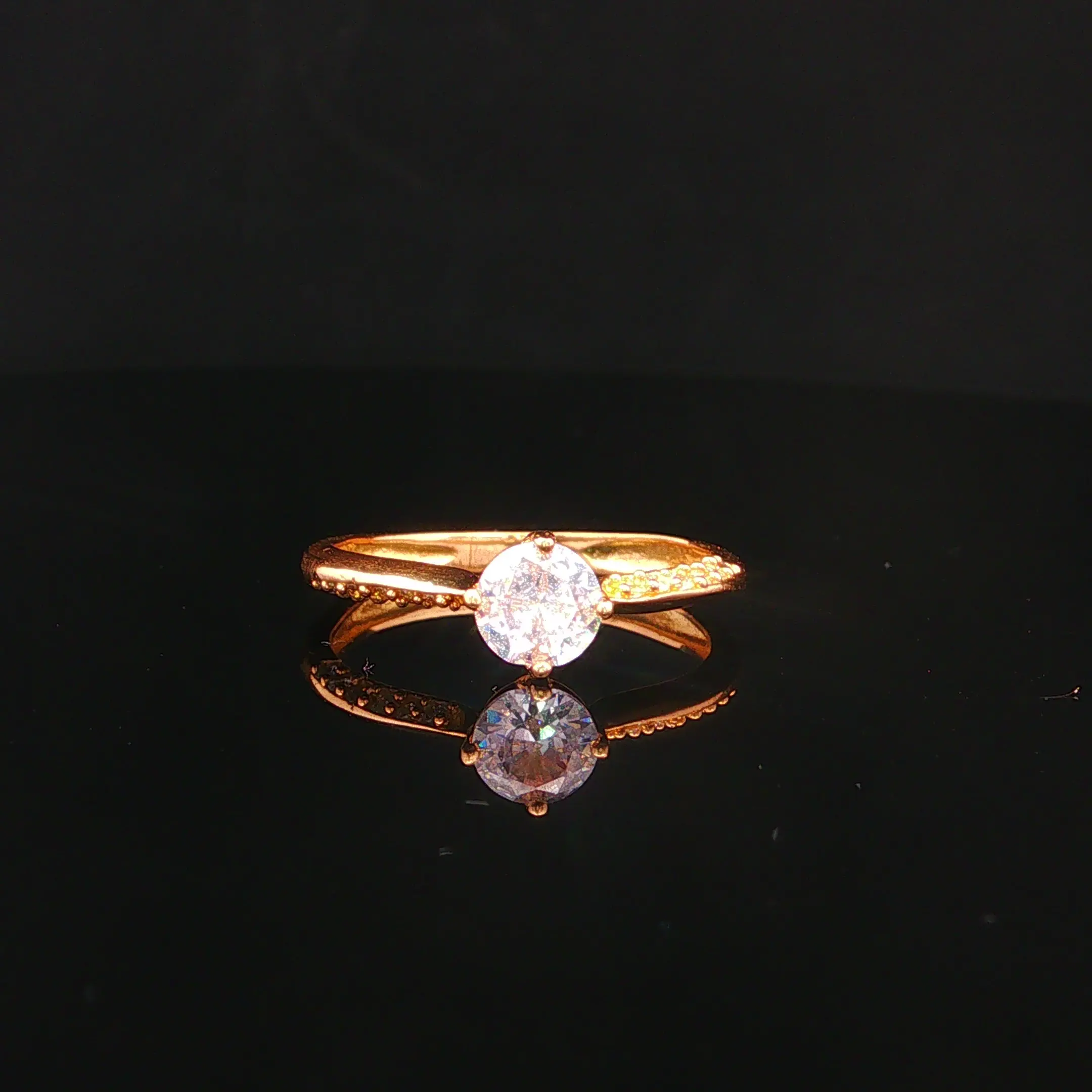 ANILLO SOLITARIO CASTING ORO AMARILLO