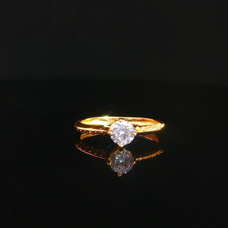ANILLO SOLITARIO CASTING ORO AMARILLO