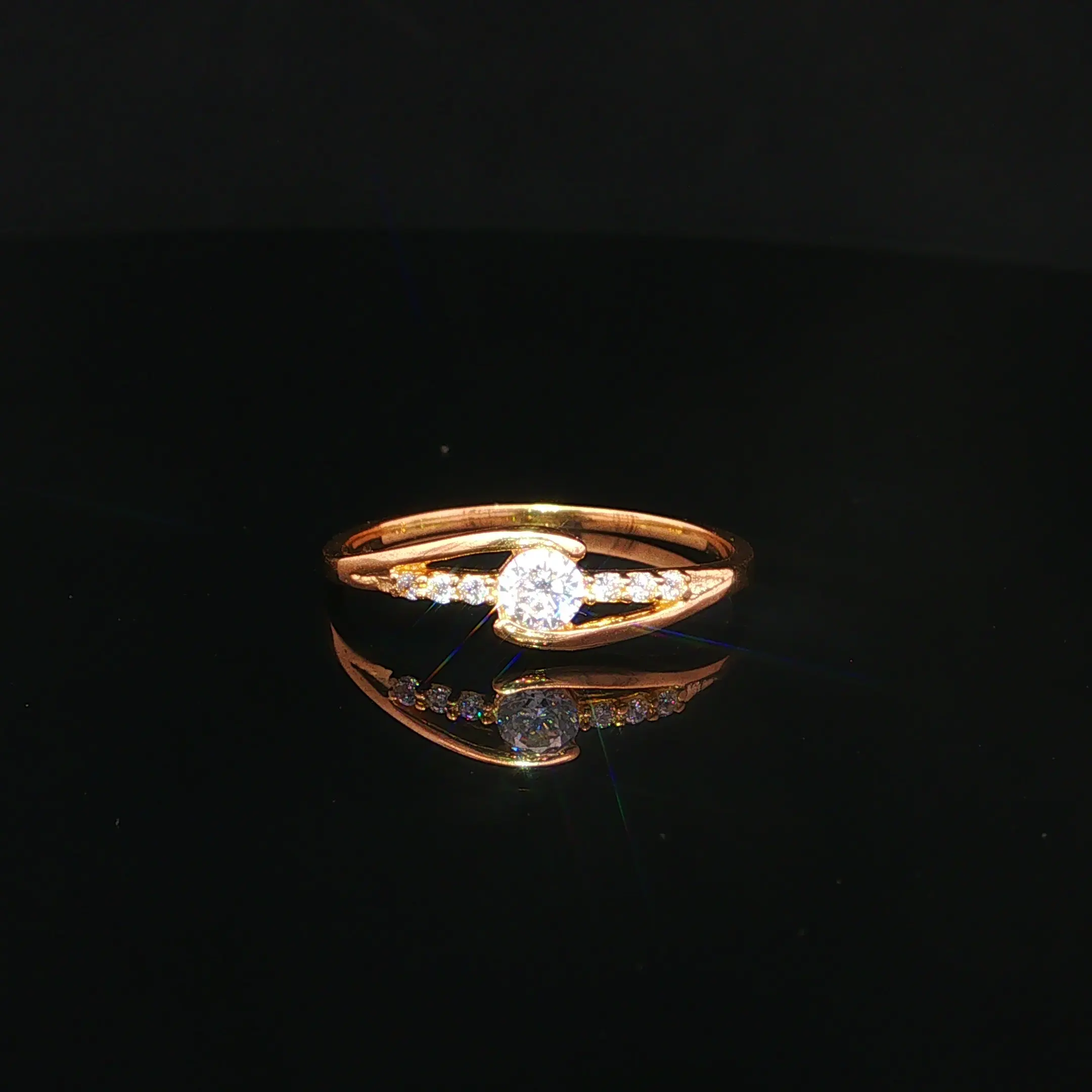 ANILLO SOLITARIO CASTING ORO AMARILLO