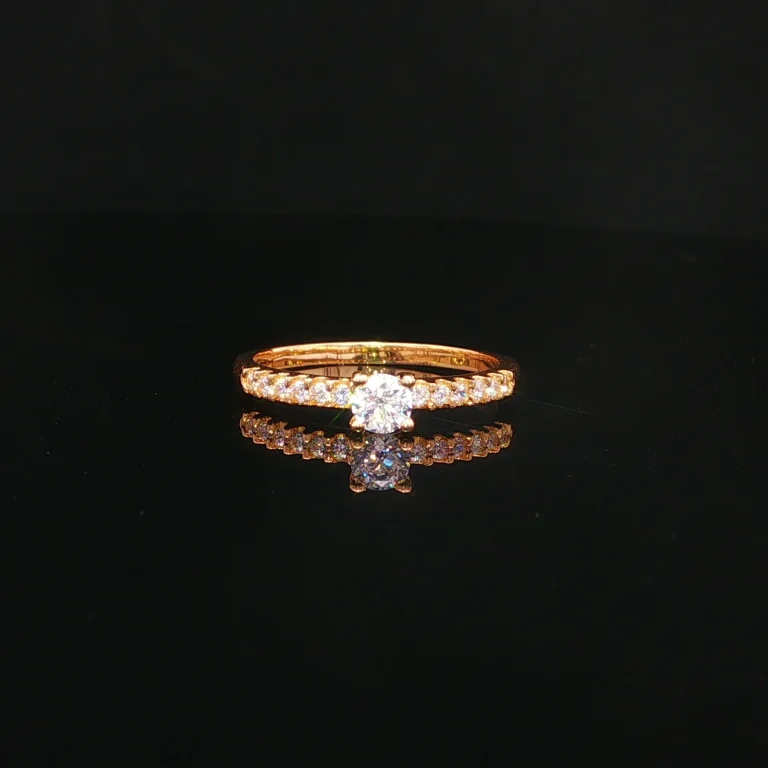 ANILLO SOLITARIO CASTING ORO AMARILLO