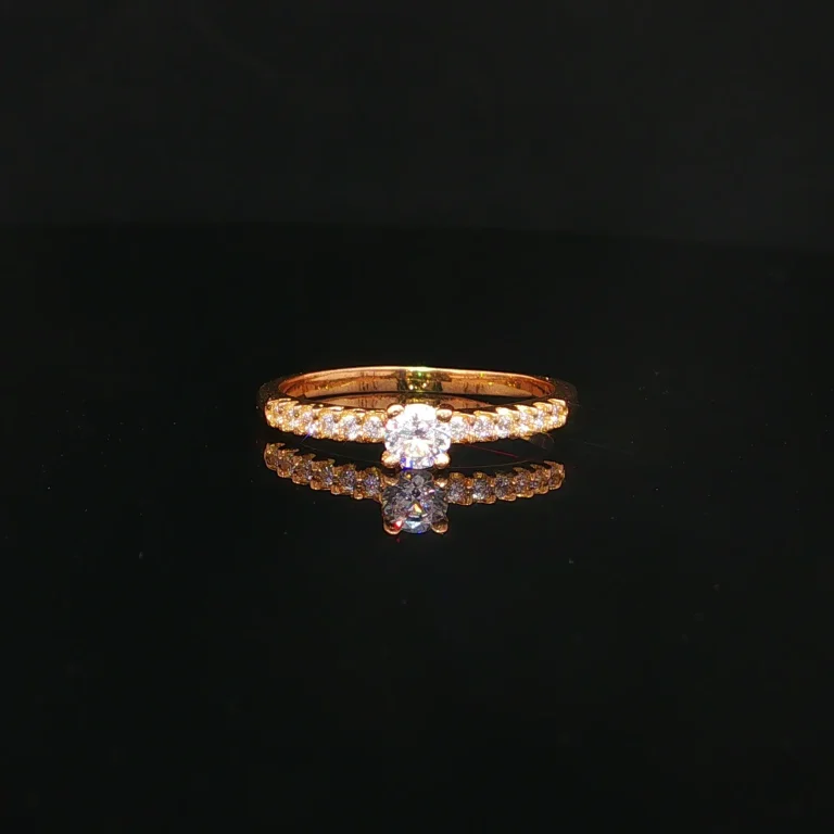 ANILLO SOLITARIO CASTING ORO AMARILLO