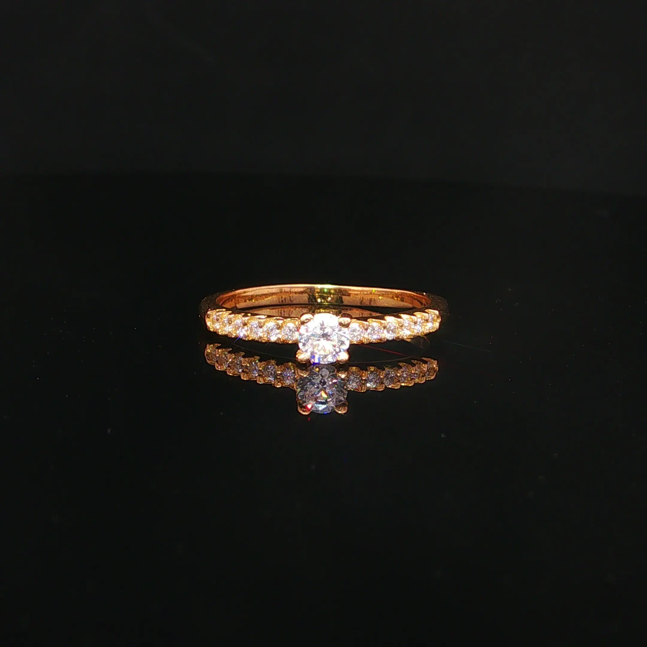 ANILLO SOLITARIO CASTING ORO AMARILLO
