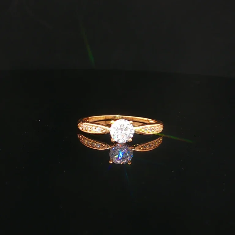 ANILLO SOLITARIO CASTING ORO AMARILLO