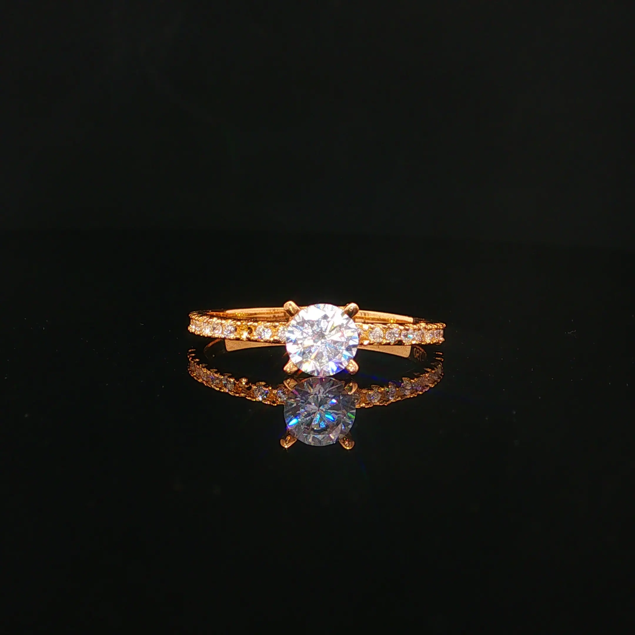 ANILLO SOLITARIO CASTING ORO AMARILLO