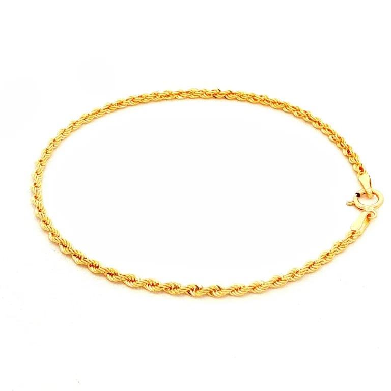 PULSERA FRANCISCANA LASER ORO AMARILLO