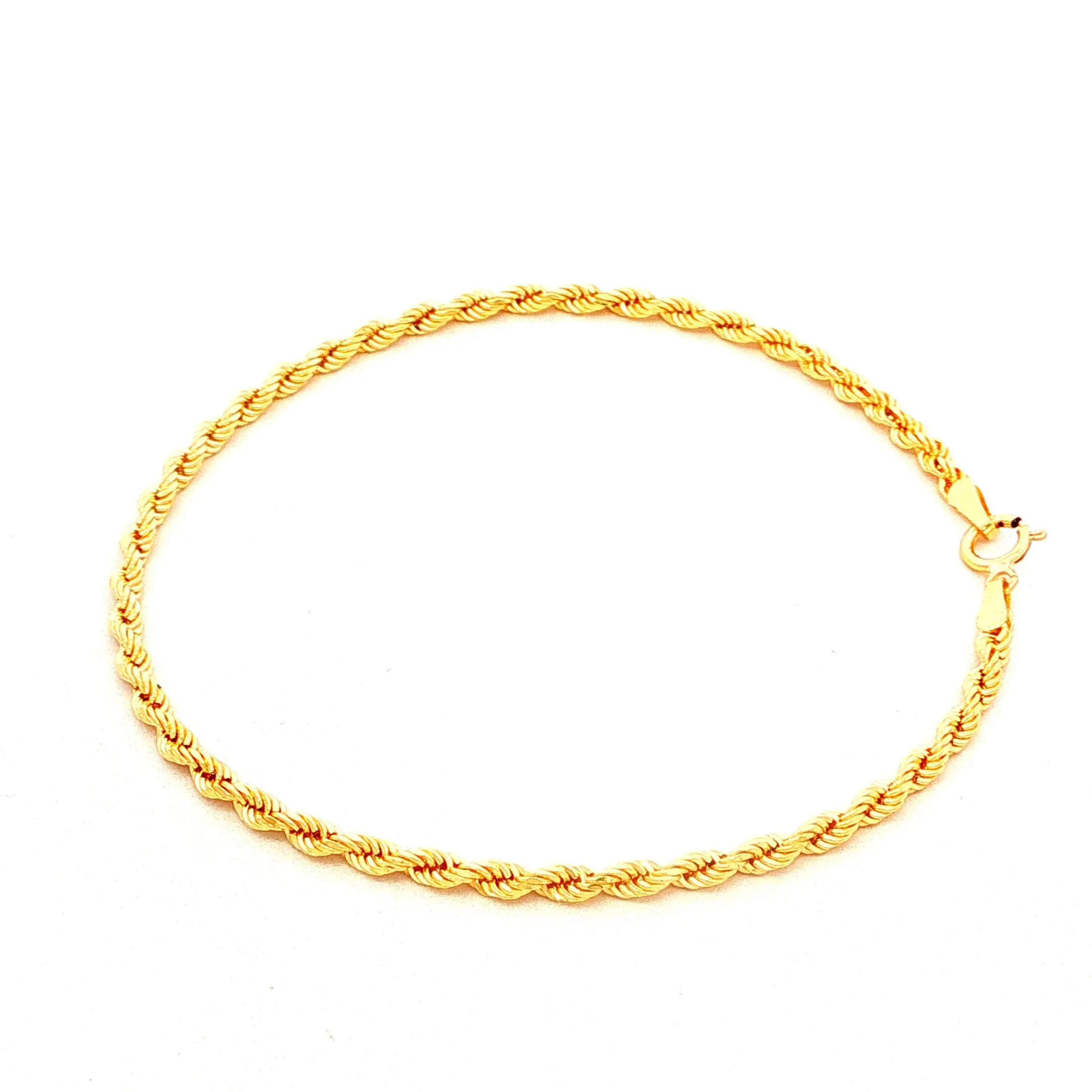 PULSERA FRANCISCANA DIAMANTADA ORO AMARILLO