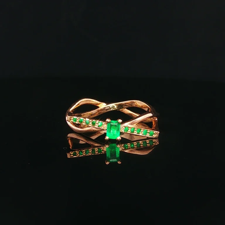 ANILLO VIOLIN CUADRADO ORO AMARILLO