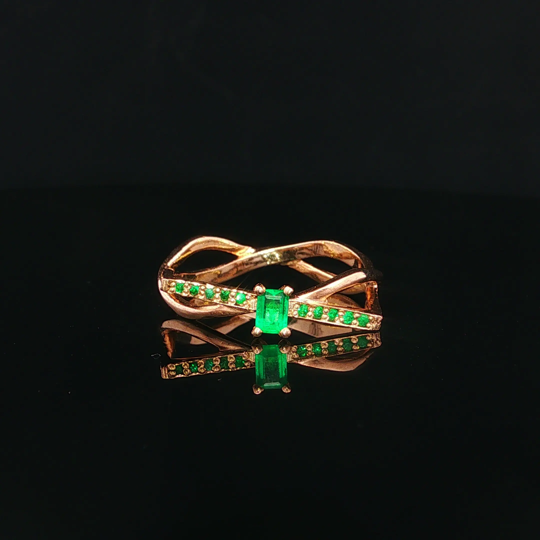 ANILLO VIOLIN CUADRADO ORO AMARILLO