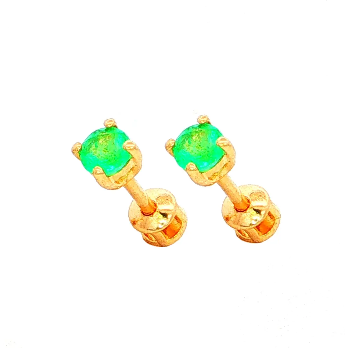 TOPOS ESMERALDA ORO AMARILLO