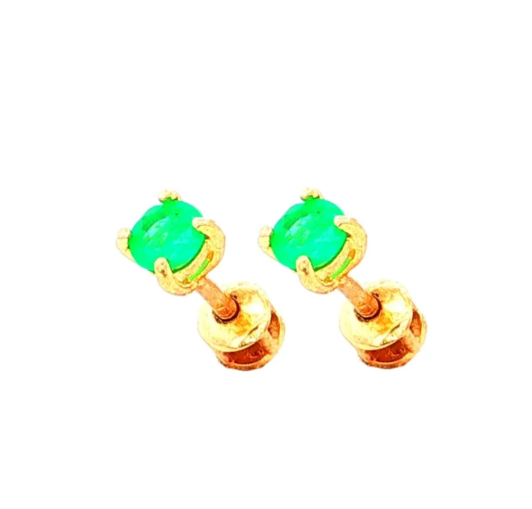 TOPOS ESMERALDA ORO AMARILLO