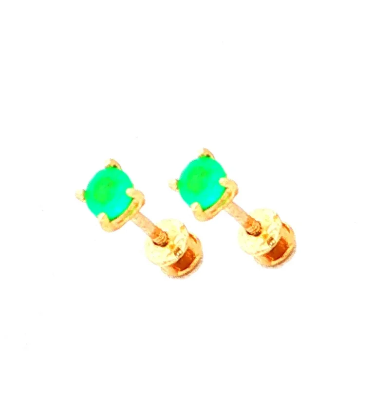 TOPOS ESMERALDA ORO AMARILLO